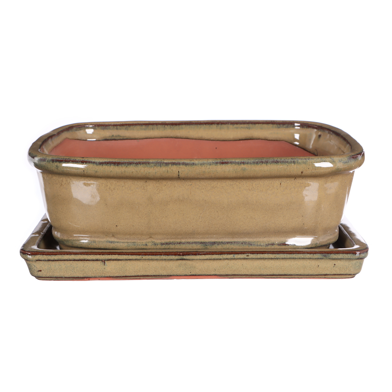 Keramikschale mit Untersetzer