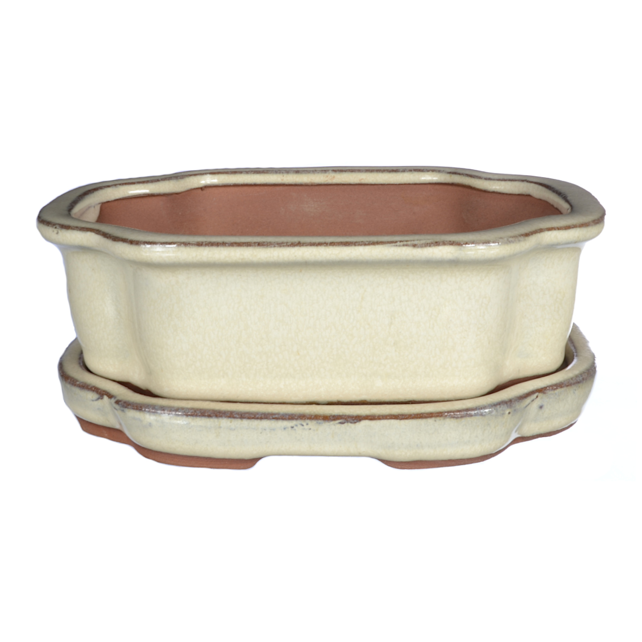 Keramikschale mit Untersetzer