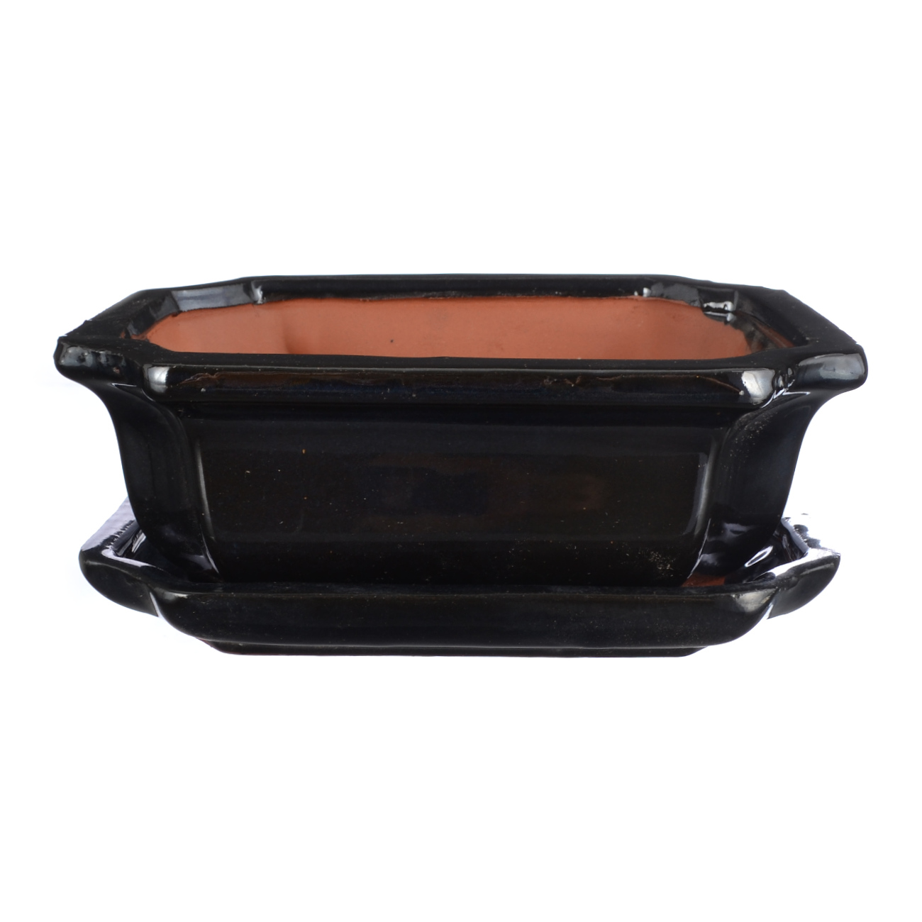 Keramikschale mit Untersetzer