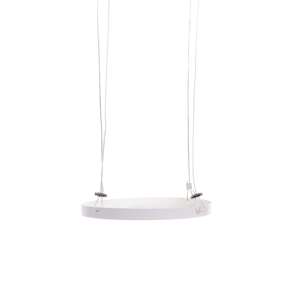 Metal tray hanging white