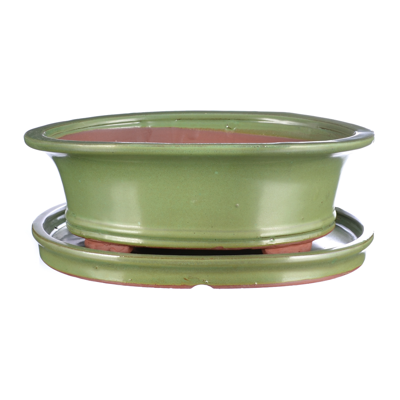 Keramikschale mit Untersetzer