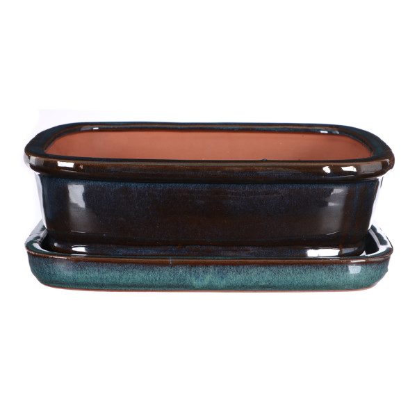 Keramikschale mit Untersetzer