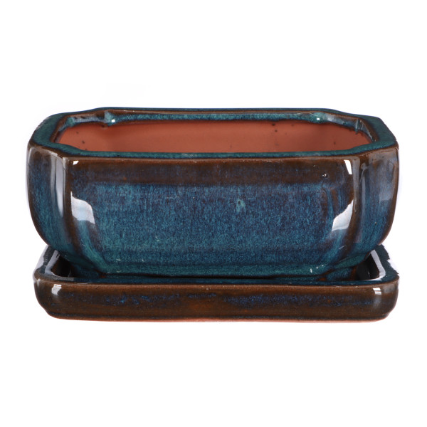 Keramikschale mit Untersetzer