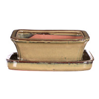 Keramikschale mit Untersetzer