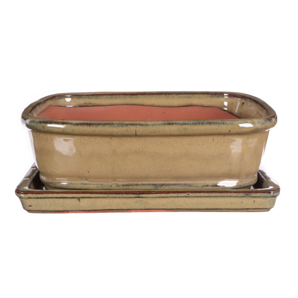 Keramikschale mit Untersetzer