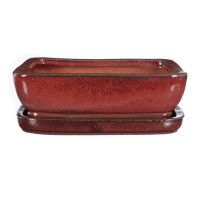 Keramikschale mit Untersetzer