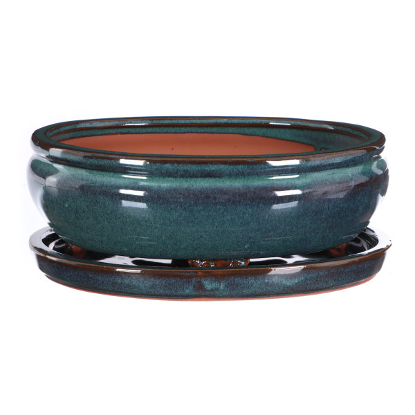 Keramikschale mit Untersetzer