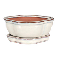 Keramikschale mit Untersetzer